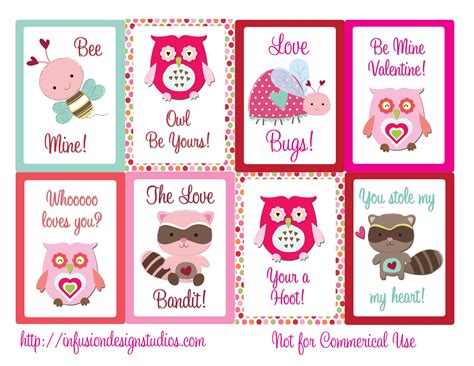 Printable Valentine Cards Kids