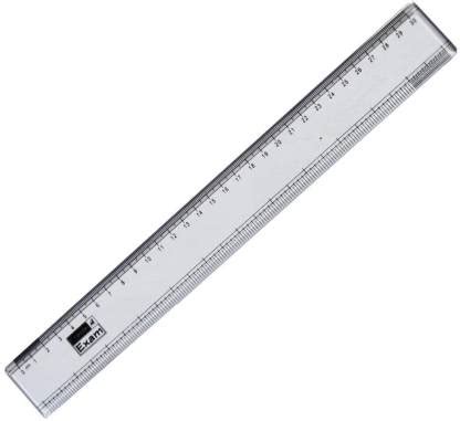 Flipkart.com | Kokuyo Camlin Exam Scale Broad 30cm Ruler - Plastic