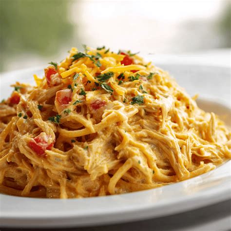 Chicken Spaghetti with Velveeta - Best One To Make