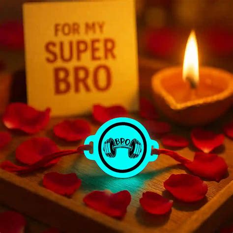 Gym Bro | Rakhi | Glow in Dark – Mi Glow Store