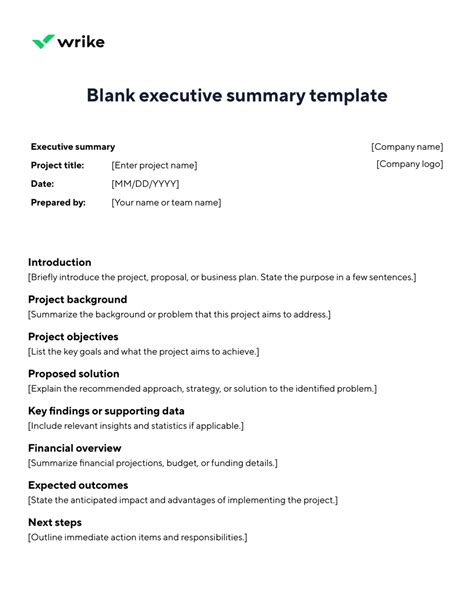 Executive Summary Abstract Example 的图像结果