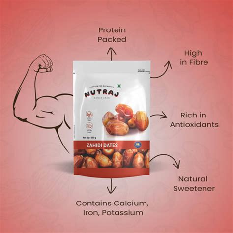 Nutraj Dates 1 Kg (500g X 2), Khajoor 1 Kg, Wet Dates Price in India ...