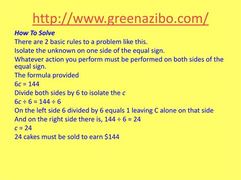 Complete 6th grade algebra | PPTX