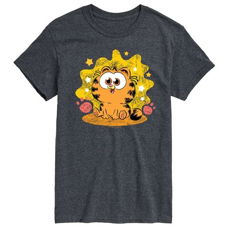 Garfield the Movie - Baby Garfield Paws And Stars - Adult Short Sleeve ...