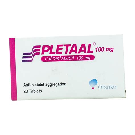 Pletaal 100 mg - 20 Tablets | Bloom Pharmacy