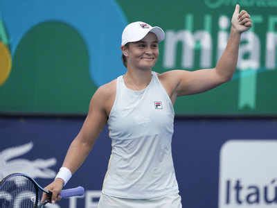 Miami Open: Barty, Tsitsipas, Rublev advance in Miami Open as Halep ...