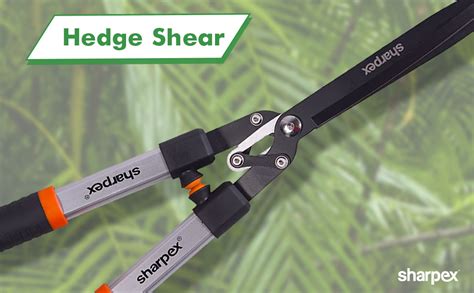 Sharpex 3 Blades Hedge Shear with Sharp Blade, Spring Loaded Fuction ...