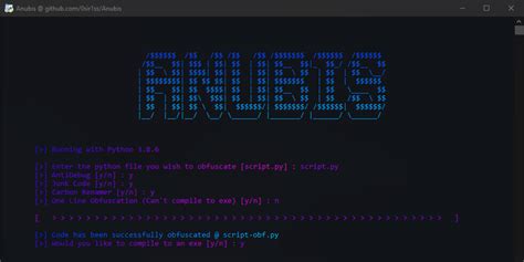 Python Obfuscator 的图像结果