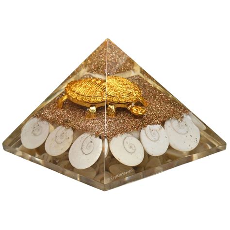 Gomati Chakra Pyramid with Turtle - Certified Gomati Chakra