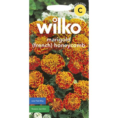 Wilko Marigold French Honeycomb Seeds | Homebase
