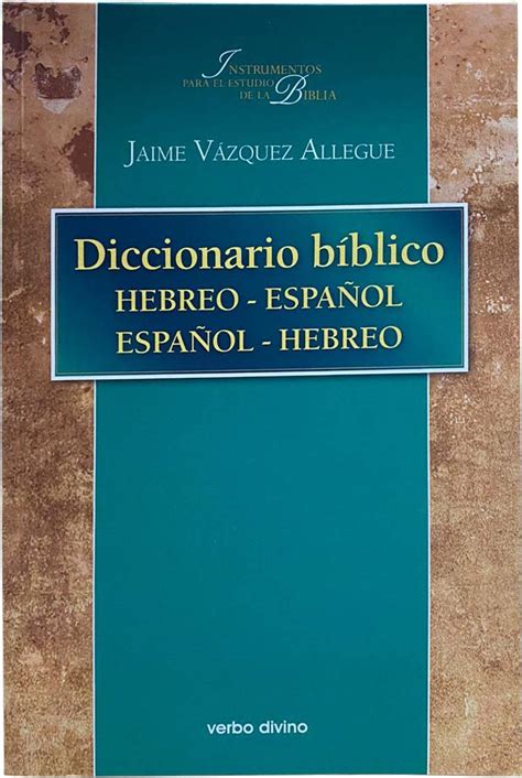 Diccionario bíblico hebreo-español / India | Ubuy