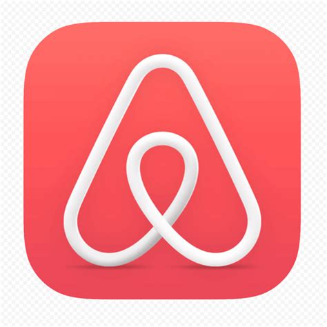 HD Airbnb Square App Icon Logo PNG Image | Citypng