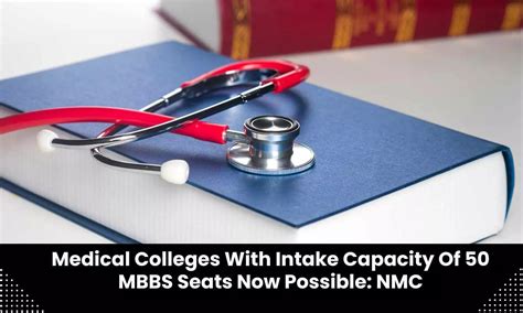 MSR 2023: Now possible to open medical college with intake capacity of ...