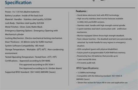 RFID Hotel Locks - HOTEL LOCK ESSL HL100 Trader - Wholesaler ...