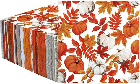 Amazon.com: 40 Pack Thanksgiving Day Paper Napkins - 13 x 13 Inches ...