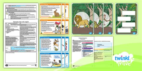 👉 Twinkl Move PE - Reception Gymnastics: Gym in the Jungle Lesson 6 ...