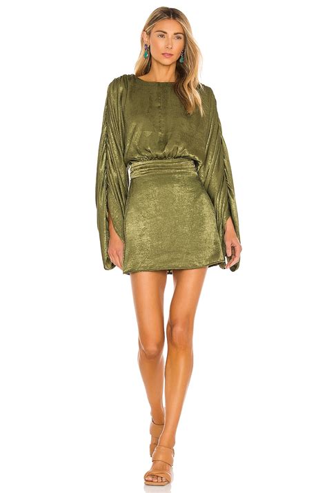 House of Harlow 1960 x REVOLVE Nika Dress in Olive Green | REVOLVE