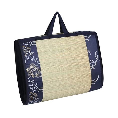 KALA DARSHAN CRAFTS BAZAAR Foldable Mat (4 X 6.5 Feet Dark Blue) 18mm ...