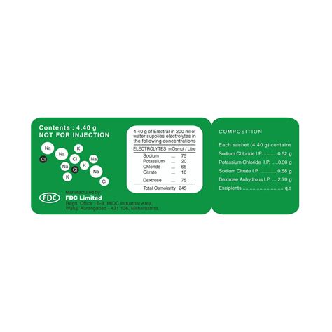Electral – Oral Rehydration Salts 4.40 gm - Cureka