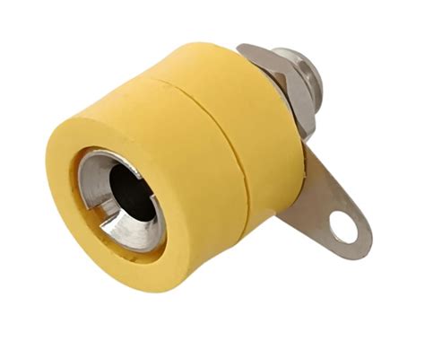 4mm Banana Socket - Yellow - Project Point Online