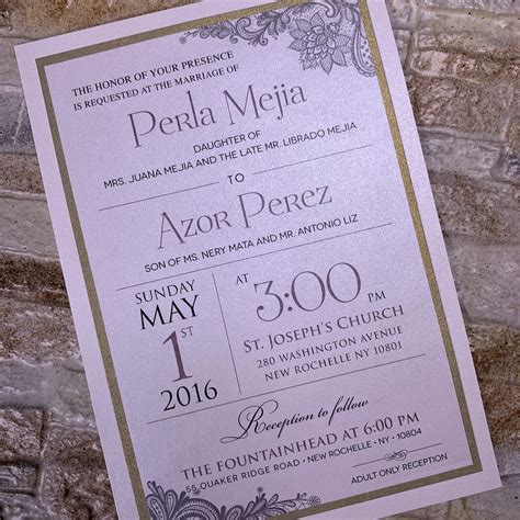 Wedding Invitations Spanish