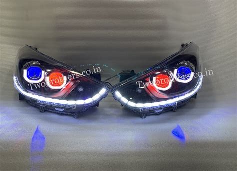 Verna Fluidic Dual U Shape Projector Headlights with Ultra Matrix DRL ...
