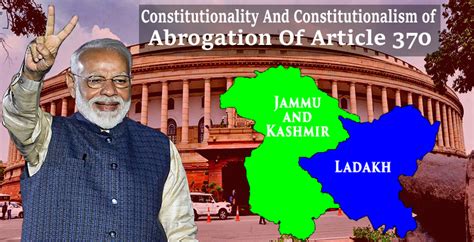 Abrogation Of Article 370 Constitutionality Constitutionalism ...