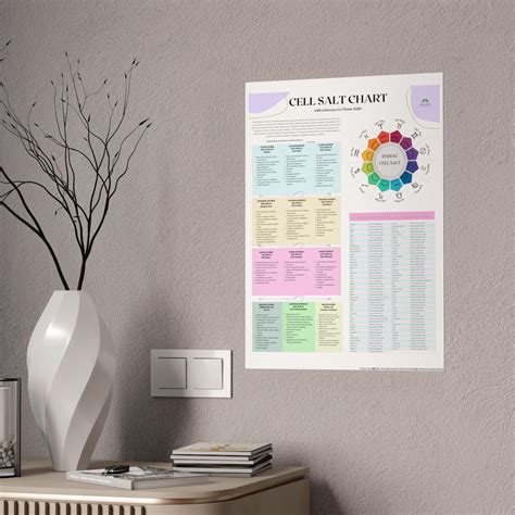 Cell Salt Chart, Tissue Salt Chart, Homeopathic Cell Salts, Holistic ...