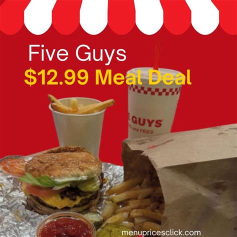 Five Guys $12.99 Meal Deal Review - Is It Worth It?