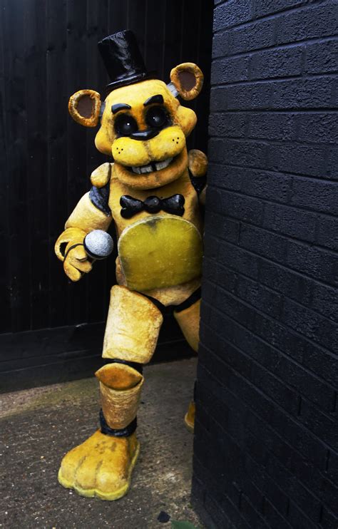 Golden Freddy Costume Five Nights At Freddys Movie Hi Res Stock