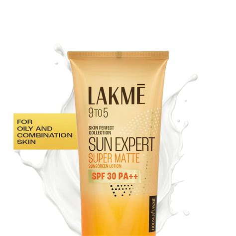 Buy Lakme Matte Sunscreen SPF 30 PA++, Niacinamide, UVA/B Protection ...