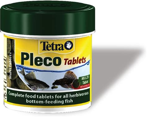 Tetra Pleco Tablets Complete Fish Food Tablets for All Herbivorous ...
