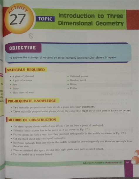 3D Geometry: Understanding Octants and Their Construction Instructions ...