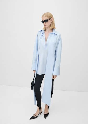 Oversized lace blouse - Women | MANGO USA