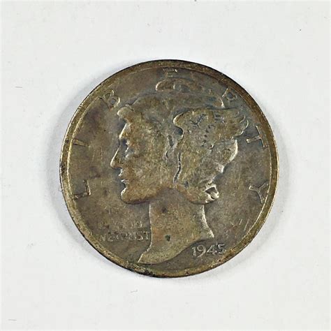 1945 Silver Mercury Head Dime | Property Room