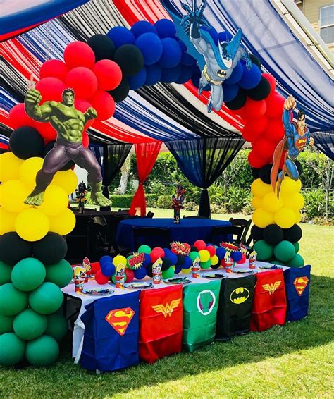 Superhero Party Decorations Diy at Robert Locklear blog