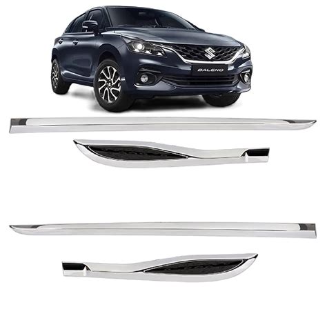 Full Chrome Car Door Side Beading for Maruti-Suzukii Baleno 2022 to ...