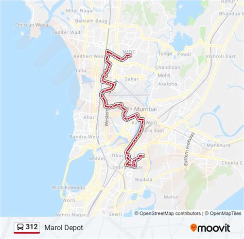 312 Route: Schedules, Stops & Maps - Marol Depot (Updated)