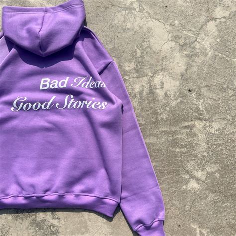 WORDS PURPLE HOODIE – FIRVT