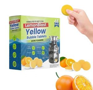 JINCHA Lemon Blast Yellow Bubble Drain Cleaner strong foaming drain ...