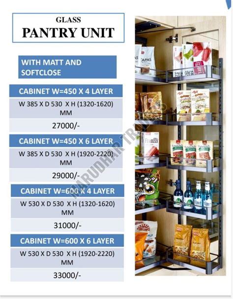 Glass Pantry Unit Supplier from Pune