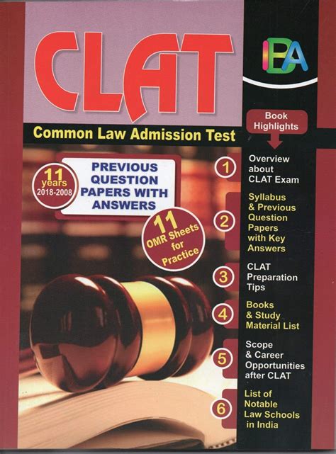 CLAT - Previous Question Papers with Answers (This Book also Contains ...