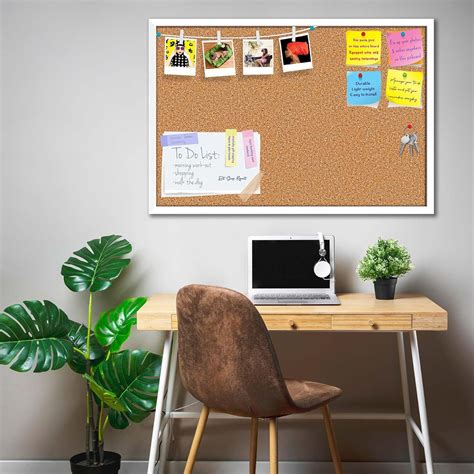 ArtzFolio Cork Board | Bulletin Board Notice Pin Board | Vision Soft ...