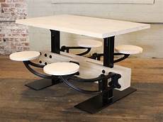 swing table vintage industrial cafeteria swing out seat kitchen swing table vintage industrial cafeteria swing out seat kitchen