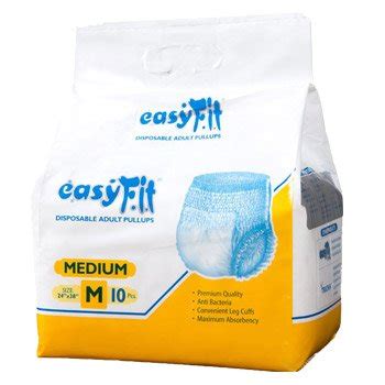 Pull-up Diapers for Adults in India - Medium Size 10 Pieces/Pack