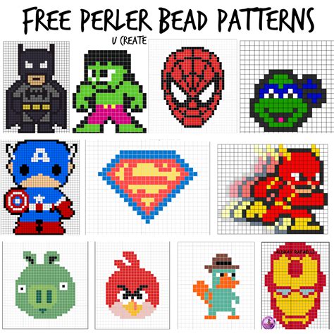 Printable Perler Bead Patterns