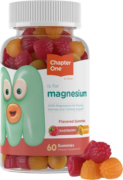Amazon.com: Chapter One Magnesium Gummies, Great Tasting Magnesium for ...
