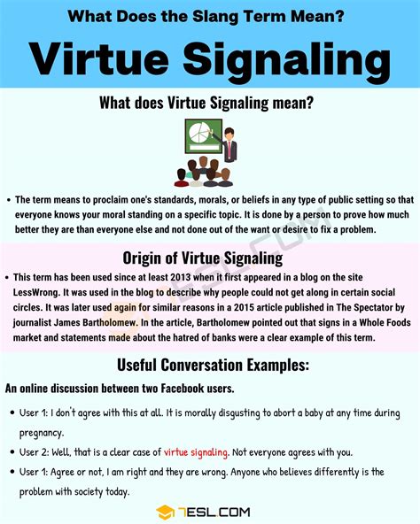 "Virtue Signaling" Meaning, Origin and Examples • 7ESL