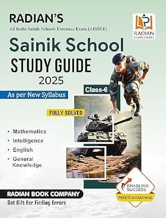 RADIAN SAINIK SCHOOL STUDY GUIDE CLASS 6th AS PER NEW SYLLABUS 2025 ...