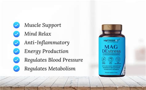 NUTRISROT MAG DE stress High Absorption Magnesium Bis-Glycinate ...